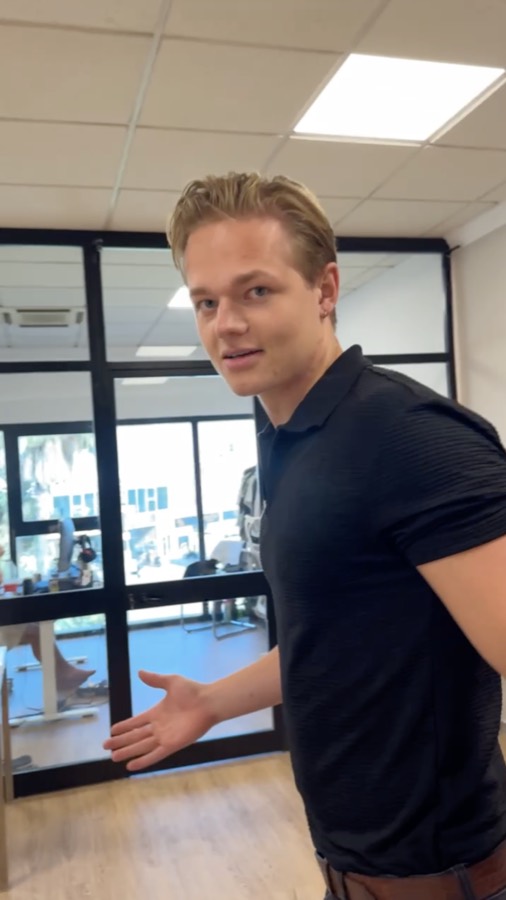 Thor Bunde in the DenWay office